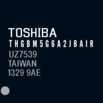 آی سی هارد توشیبا THGBM5G6A2JBAIR 8G